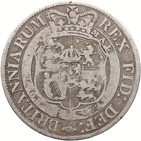 1818 Half Crown George III Coin UK Silver