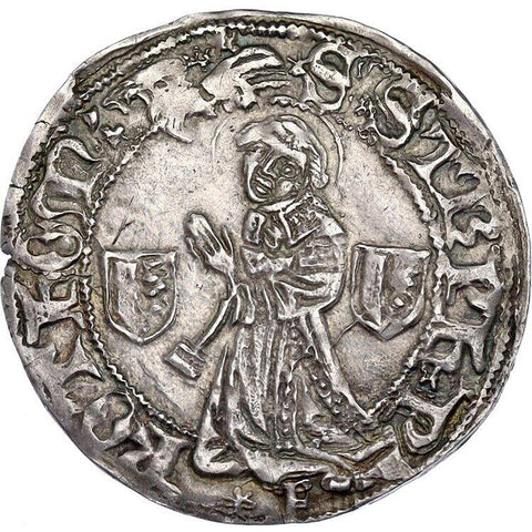 1406-1588 1 Groschen City of Metz France Coin Silver
