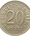 1935 20 Senti Estonia Coin