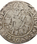 1521 4 Kreuzer- Batzen Bishopric of Salzburg Austria Coin Matthäus Lang von Wellenburg