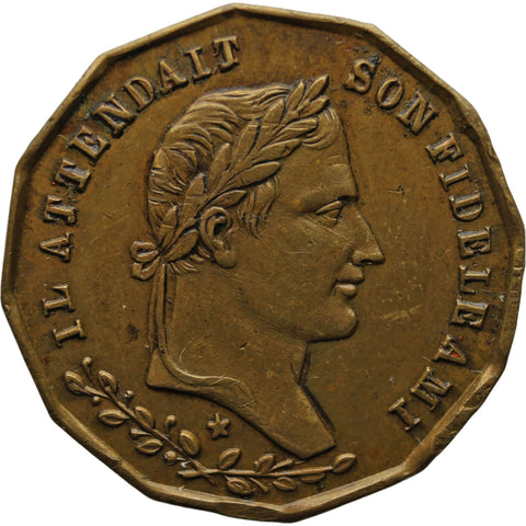 1844 Antique France Medal Napoleon Bonaparte General Henri-Gatien Bertrand