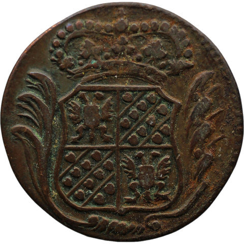 1770 Duit Dutch Groningen and the Ommelanden Coin Netherlands