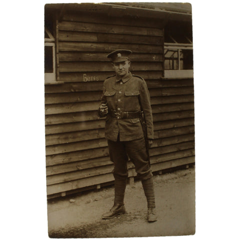 WWI The Buffs Royal East Kent Regiment Soldier Photo British Army Photography Military