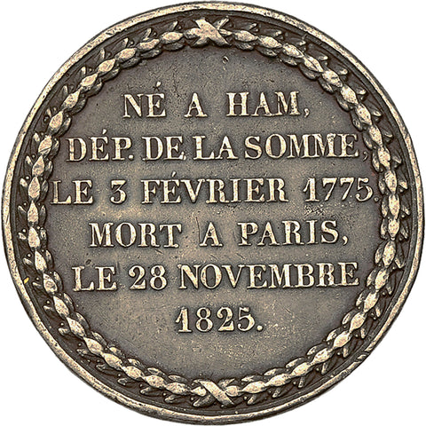 1825 France Commemorative Medal General Maximilien Sébastien Foy