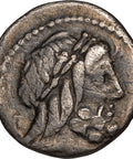 78 BC Roman Republic Coin Volteia Marcus Volteius Denarius Silver