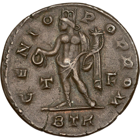 310 - 313 A.D. Roman Empire Licinius I Follis Coin Treveri