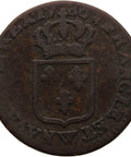 1786 W 1 Sol France Coin Louis XVI Lille Mint