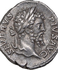 203 A.D Roman Empire Denarius Septimius Severus Coin Silver Dea Caelestis riding lion right