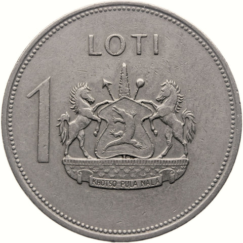 1979 1 Loti Lesotho Coin Moshoeshoe II