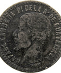 1860 1 Real Guatemala Coin Silver Rafael Carrera