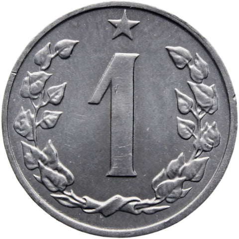 1962 1 Haler Czechoslovakia Coin