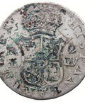 1786 MDV 2 Reales Spain Coin Charles III Silver Madrid Mint