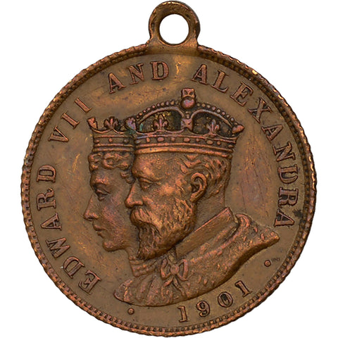 1901 Glasgow International Exhibition Medal Edward VII and Alexandra